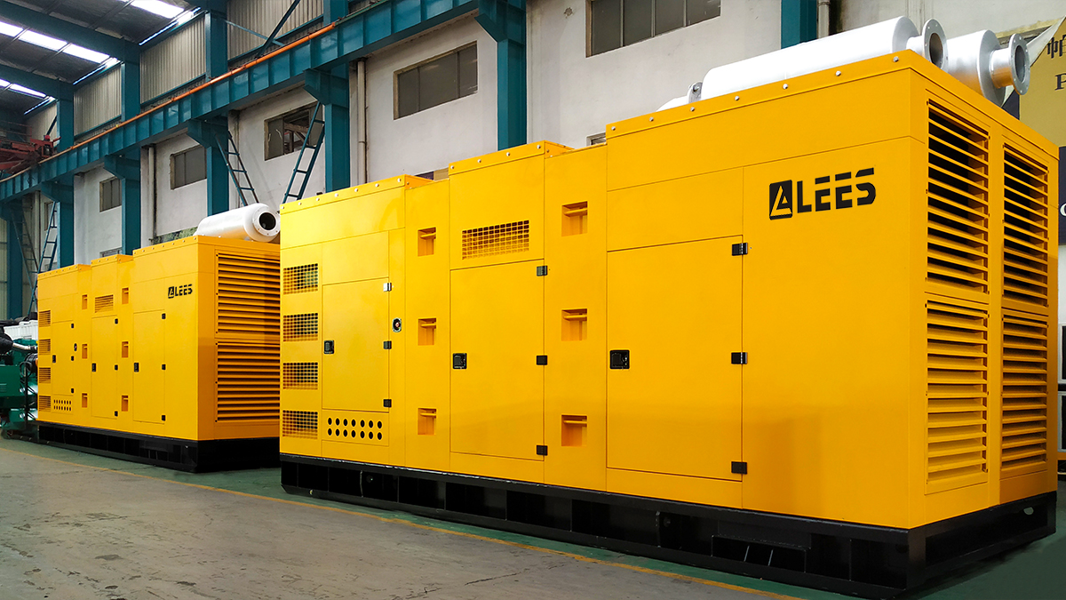 GENERATEUR DE DIESEL DE TYPE SUPER SILENCE LEES 1250KVA